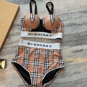 Summer Bikini Burberry split three-point swimsuit set